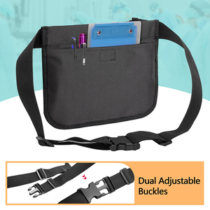 الأكثر مبيعاً حقيبة خصر ممرضة سوداء مخصصة طبية لوازم الطوارئ تخزين مجموعة الإسعافات الأولية مع إغلاق سحاب - Product Image 4