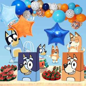 Factory Wholesale Custom <b>Cheap</b> Printed Paper Bag Cartoon Ivory Board <b>Gift</b> Kraft Bag Packaging with Handle for Kids with LOGO - Product Image 6