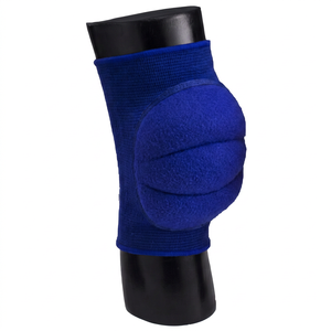 Genouillères en polyester bleu, protection contre les chocs, utilisation pour la musculation, unisexe, confort amélioré, design à enfiler, pour toutes les saisons - Product Image 1