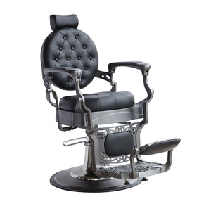 Seulement accepter la personnalisation en gros fournisseur de meubles de salon chaises de barbier modernes noires salon de coiffure chaise de coiffeur pour hommes - Product Image 3