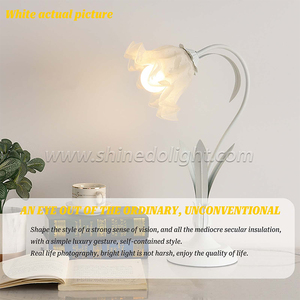 <span class=keywords><strong>Lampada</strong></span> da comodino retrò francese <span class=keywords><strong>lampada</strong></span> da camera da letto in regalo di compleanno della ragazza piccola <span class=keywords><strong>lampada</strong></span> giglio della valle americana - Product Image 5