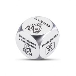 Couple Gifts for Boyfriend <b>Girlfriend</b> Food Decider Gifts for Husband Wife Stainless Steel Food Decision Dice - Product Image 6