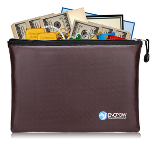 भूरे रंग के मध्य दस्तावेज़ फ़ाइल संग्रह बैग गर्म बेचना फैशनेबल महिला पुरुषों का पैसा बैग - Product Image 1