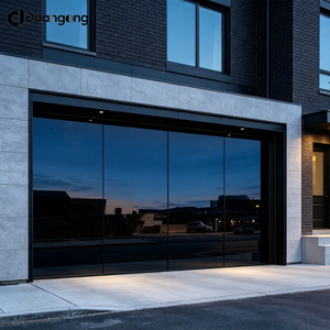 <span class=keywords><strong>Porte</strong></span> <span class=keywords><strong>de</strong></span> <span class=keywords><strong>garage</strong></span> <span class=keywords><strong>sectionnelle</strong></span> en aluminium fabriquée à Shanghai avec panneaux isolés et ouvre-<span class=keywords><strong>porte</strong></span> automatique pour usage résidentiel en villa - Product Image 3