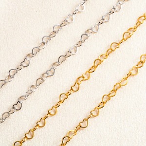 Collar de Cadena con Eslabones de Corazón de Acero Inoxidable Hueco de 3.8mm, Dulce y Lindo, Hecho <span class=keywords><strong>a</strong></span> Mano, Regalo de Joyerí<span class=keywords><strong>a</strong></span> <span class=keywords><strong>para</strong></span> <span class=keywords><strong>Novia</strong></span> o Mujer - Product Image 5