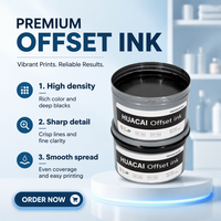 Encre offset à faible odeur, haute densité de couleur pour presse offset commerciale