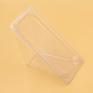 Tùy Chỉnh Trong Suốt Dùng Một Lần Tam Giác Bánh Sandwich Nhựa Khay Vỉ Cấp Thực Phẩm Takeaway Container Cho Bánh Hiển Thị Bao Bì - Product Image 3