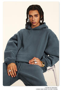 Sudaderas con Capucha Unisex Extra Grandes, Bordadas con Logotipo Personalizado, Estilo Urbano, Cómodas e Informales, Venta al Por Mayor - Product Image 4