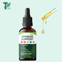 Gouttes liquides de soutien de la thyroïde OEM/ODM - avec sélénium, zinc, iode, L-tyrosine, Ashwagandha, multivitamines