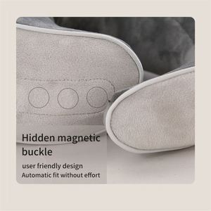 Almohada de Masaje Shiatsu Portátil en Forma de U con Vibración, para Viajes, Personalizable, con Infrarrojos, OEM ODM, Superventas 2023 - Product Image 5