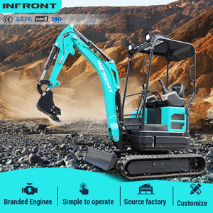 Mini-excavatrice 1 tonne <span class=keywords><strong>2</strong></span> 3.5, petite pelle sur chenilles avec pince, Euro 5 CE EPA, pour jardin, ferme, maison, livraison gratuite - Product Image 5