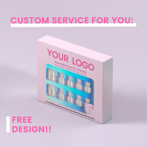 <span class=keywords><strong>Uñas</strong></span> postizas de los pies con diseño personalizado, <span class=keywords><strong>uñas</strong></span> postizas de primera calidad para pies, gel suave, esmaltado cuadrado, champán, acrílico grueso, prensa <span class=keywords><strong>en</strong></span> las <span class=keywords><strong>uñas</strong></span> de los pies - Product Image 6