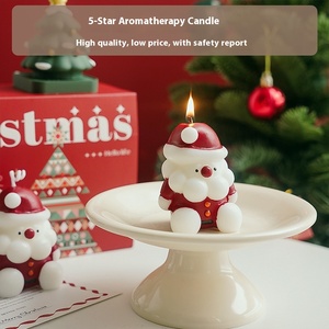 Christmas Scented <b>Candle</b> <b>Gift</b> <b>Set</b> - Handmade Festive <b>Candles</b> in Tree, Santa & Bell Shapes, Wholesale Holiday Decor - Product Image 4