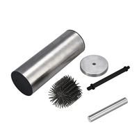 SY Fabricant Offre Spéciale populaire salle de bain ronde noire debout nettoyage décoratif brosse et support de toilette