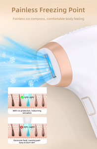 Appareil d'épilation 999999 Flashs 3 en 1, Épilateur IPL à refroidissement par glace, portable, fabriqué en usine, pour une épilation à domicile sans douleur - Product Image 6