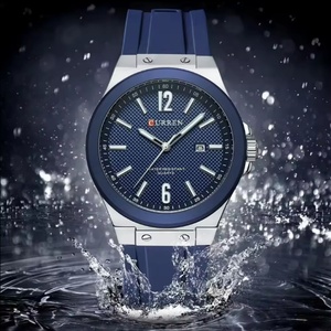 Relojes de Cuarzo Sencillos CURREN 8467 para Hombre, Reloj de Pulsera Deportivo de Moda con Correa de Silicona, Resistente al Agua, Nuevo - Product Image 5