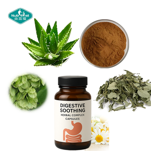 Oem Kruidensupplementen Gladde Iep Aloë Vera Citroenmelisse Dgl Drop Extract Capsules Voor Natuurlijke Maagzuur Verlichting Spijsvertering - Product Image 3