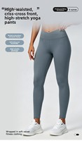 Nouveaux Leggings de Yoga Taille Haute pour Femmes, Anti-Transpiration, en Spandex et Nylon, Longueur Intégrale, Amincissants, pour la Course et le Fitness, Couleur Unie