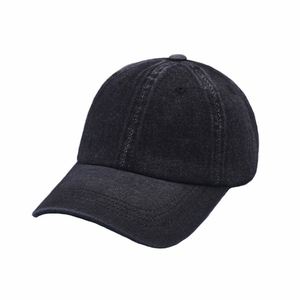 Casquette de baseball unisexe en denim, couleur unie, souple, anti-UV, pour adultes, vente en gros, personnalisation acceptée - Product Image 4