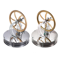 Kit Model mesin Stirling Piston Mini gratis Motor Generator udara panas suhu Cryo rendah untuk papan pembuat & Pendidikan Fisika