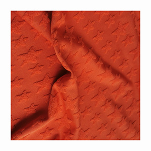 Tela de Toalla Jacquard con Diseño de Estrellas Tejidas, 100% Poliéster para Toallas, Fabricación 2026 - Product Image 1