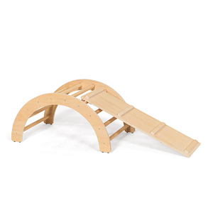 Wooden Triangle Kids Toys Climber Playground Climbing Triangle Montessori Pickler Zhejiang Indoor Slide for Kids AC6751 Acool