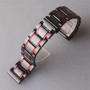 Bracelet de montre de luxe en céramique, 18mm 20mm 22mm 24mm pour <span class=keywords><strong>Samsung</strong></span> <span class=keywords><strong>Galaxy</strong></span> Watch 46mm <span class=keywords><strong>Watch3</strong></span> <span class=keywords><strong>45mm</strong></span> - Product Image 4