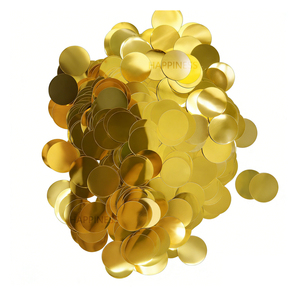 Cannone Sparacoriandoli da 2 cm, Coriandoli Rotondi Dorati per Matrimoni, Compleanni, Eventi e Celebrazioni - Product Image 1