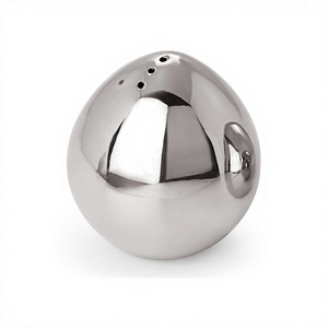 Juego de Salero y Pimentero de Acero Inoxidable de Grado 202 Premium, Ecológico, Resistente a la Humedad, Diseño Duradero para Cocinas Modernas - Product Image 1