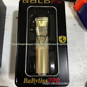 Exclusivement pour les modèles transfrontaliers : Accessoires de tondeuse à cheveux <span class=keywords><strong>Babyliss</strong></span> en alliage de titane sculpté pour logo - Product Image 2