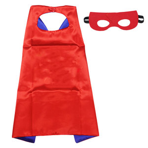 Europe Hot Kids Party Garçons et Filles Cosplay Vêtements Performance <span class=keywords><strong>Super</strong></span> <span class=keywords><strong>Hero</strong></span> Cape Vacances Enfants Halloween Cape et Masque pour les Yeux - Product Image 3