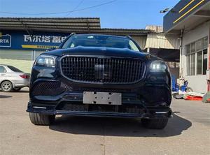 LD estilo fibra de carbono labio delantero difusor trasero tubo de escape alerón trasero para <span class=keywords><strong>mercedes</strong></span>-benz <span class=keywords><strong>GLS</strong></span> <span class=keywords><strong>Maybach</strong></span> 2020-2022 - Product Image 5