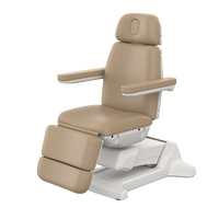 Otto-342 Lit d'extension de massage électrique de luxe moderne Salon de beauté Chaise faciale Table de lit de beauté en métal pour la vente de thérapie