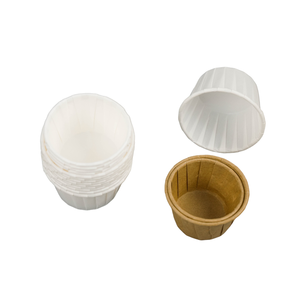 Eco-Friendly Compost Disposable <strong>Mini</strong> <strong>Paper</strong> Sauce <strong>Cups</strong> with Custom Sizes for Sugar &amp; Cookie Dipping - Product Image 5