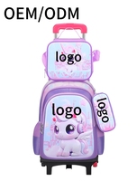 Sac à dos scolaire imperméable Mochilas, sac à dos pour étudiants, sac d'école avec roulettes, cartable à roulettes, sacs d'école pour enfants