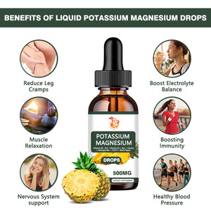 Gotas Líquidas de Potasio y Magnesio para el Bienestar General, con Vitamina B6 y Zinc, Personalizadas por OEM, para una Digestión Saludable - Product Image 2