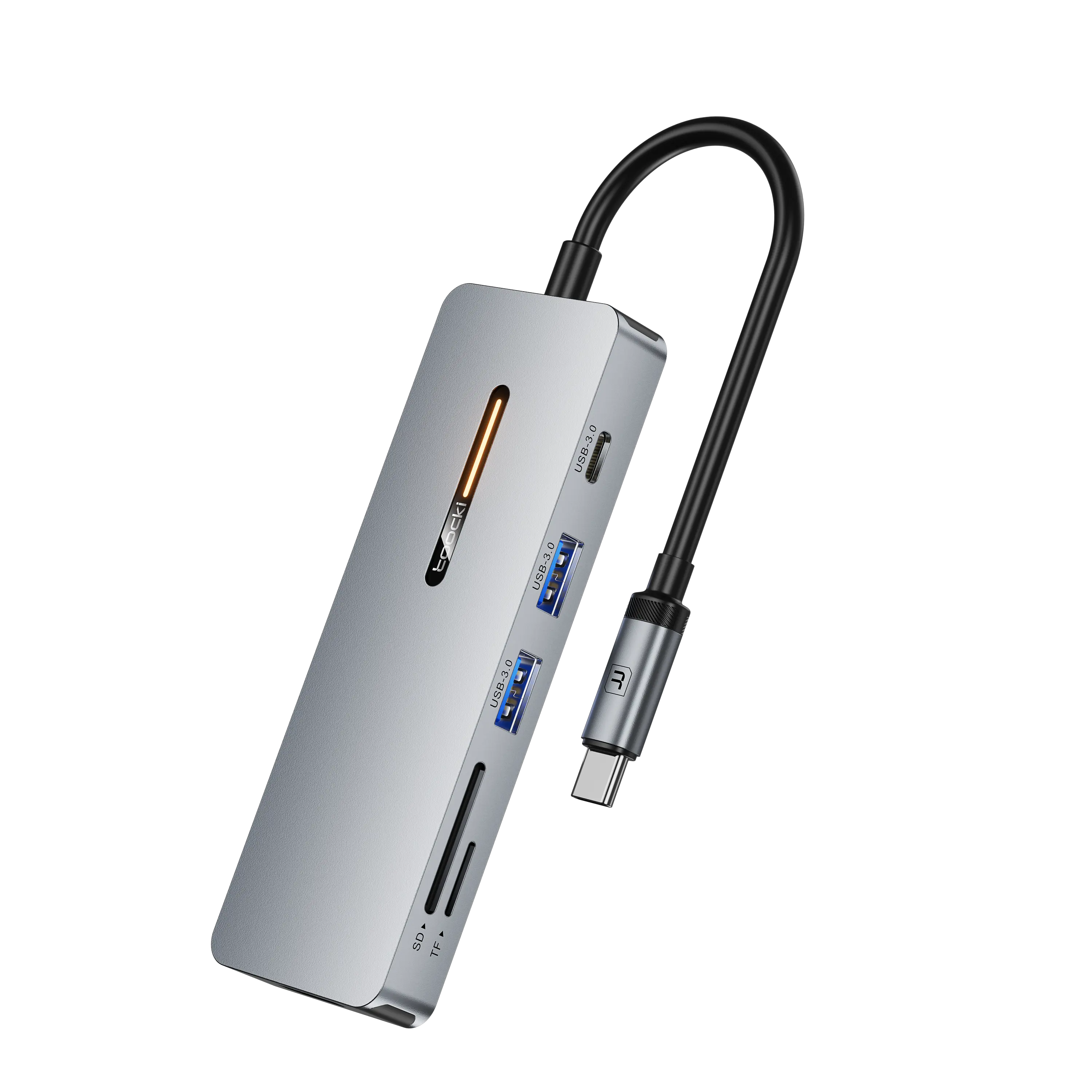 Toocki 허브 usb otg 카드 리더 포트 어댑터 멀티 포트 USB C 허브 6/7 1 타입 C 허브 노트북 및 전화 용