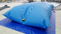 Réservoir souple gonflable en bâche PVC pliable de 10 000 L pour le traitement de l'eau