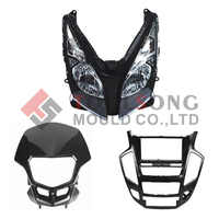 Moule personnalisé visage intégral casques de moto moule Abs modulaire Flip up Capacetes moule casque motos adultes accessoires