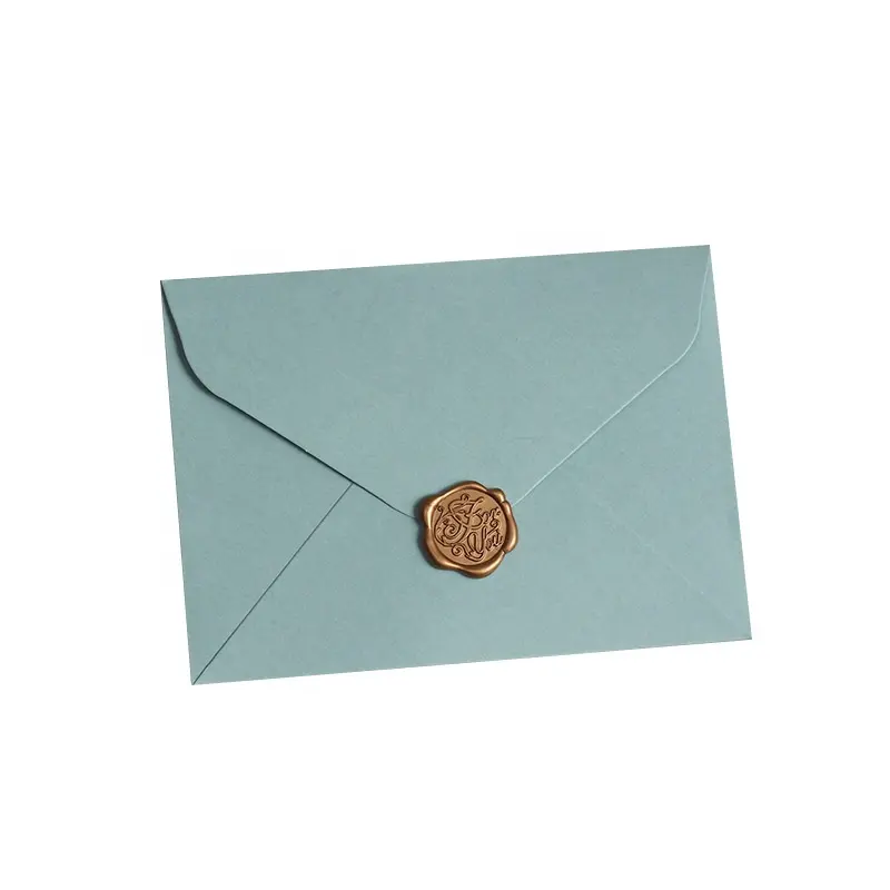 Simple Western Envelope linen texture Paper Envelope for Letter Wedding Party