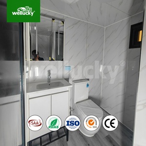 Toilettes mobiles portables de 20 pieds, étanches, préfabriquées, pour chantier de construction, toilettes en conteneur - Product Image 6