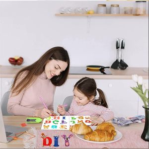 Thư Số Kim Cương Bức Tranh Dán Bộ Dụng Cụ Kim Cương Nghệ Thuật Bảng Chữ Cái Sticker Thủ Công Với Đá Quý Công Cụ Cho Trẻ Em Của DIY Thủ Công Mỹ Nghệ - Product Image 6