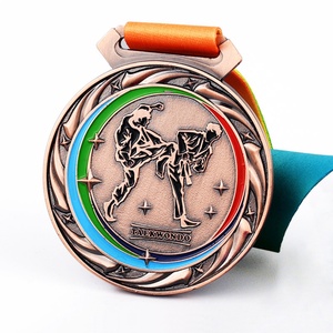 ผู้ผลิตเหรียญรางวัล ขายส่ง เหรียญทอง เหรียญเงิน เหรียญทองแดง เหรียญโลหะผสมสังกะสี เหรียญเปล่า เหรียญกีฬา เหรียญเทควันโดแบบกำหนดเอง - Product Image 5