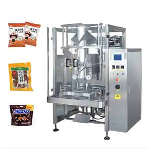 Çok İşlevli ayakta duran torba paketleme makinesi azot patates Chip kuru gıda çikolata paketleme makinesi