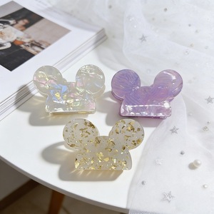 Vendita Calda: Fermagli per Capelli Mickey Mouse in Acetato, Clip Personalizzate a Forma <span class=keywords><strong>di</strong></span> Mickey per Donne - Product Image 4