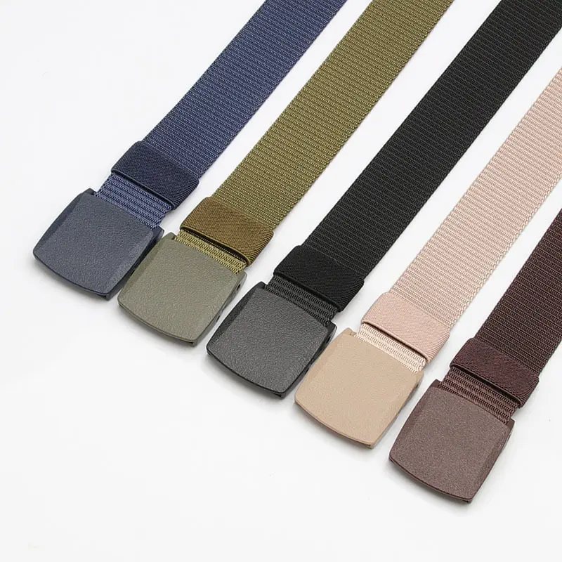 Aangepaste Hoge Kwaliteit Riem Automatische Gesp Nylon Riem Mannelijke Tactische Taille Riem Heren Canvas Stoffen Riemen