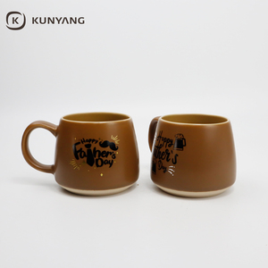 Taza <span class=keywords><strong>de</strong></span> Café <span class=keywords><strong>de</strong></span> Cerámica Marrón Vintage para el Día <span class=keywords><strong>del</strong></span> Padre, Taza <span class=keywords><strong>de</strong></span> Té <span class=keywords><strong>de</strong></span> Porcelana <span class=keywords><strong>de</strong></span> Forma Redonda y Baja, Tazas <span class=keywords><strong>de</strong></span> Regalo con Logotipo Personalizado - Product Image 1