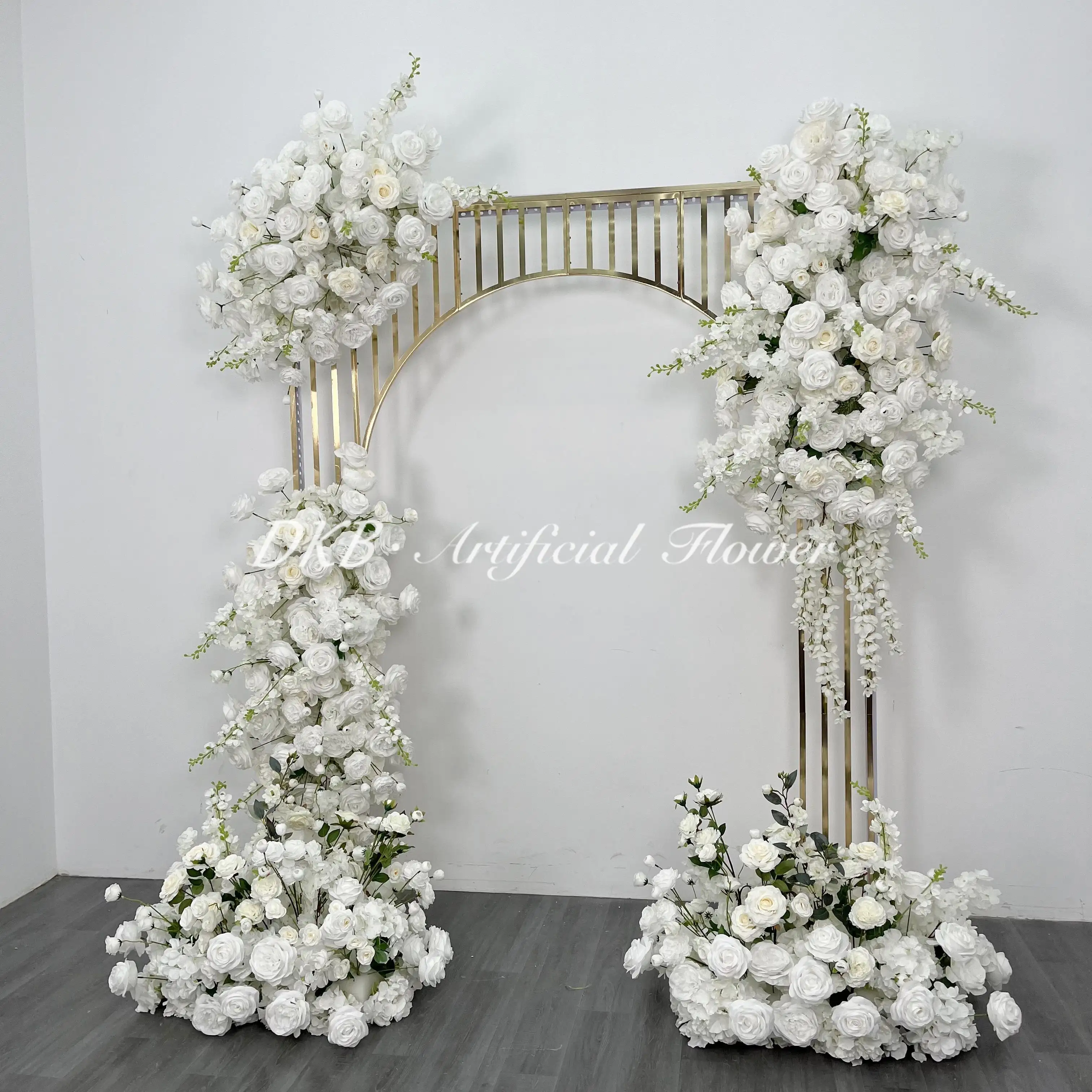 DKB BG032 Flower Table Runner Decor Corner Wedding Flowers Arch Floral Arrangement Stage Backdrop Decoration