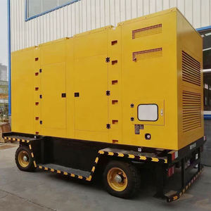 Groupe électrogène diesel silencieux 350 kW 400 kW 500 kW 600 kW 700 kW 800 kW 900 kW 1000 kW triphasé 50/60 Hz pour alimentation de secours industrielle - Product Image 1