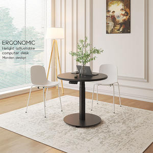 Escritorio de Computadora Ergonómico Moderno 2026, de Una Sola Pata, Negro, Ajustable en Altura con un Motor y 3 Etapas, para Oficina - Product Image 4